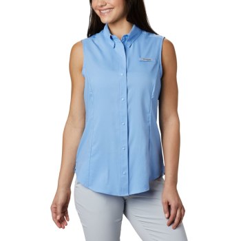 Dámské Košile Columbia PFG Tamiami Sleeveless Bílé NFGRLM079